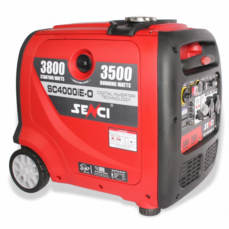 Generator inverter SENCI SC4000iE-O putere maxima 3.8 kW 230V pornire electrica insonorizat Generator inverter SENCI SC4000iE-O putere maxima 3.8 kW 230V pornire electrica insonorizat